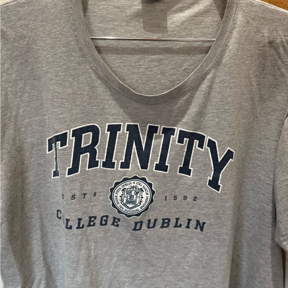 Trinity College Dublin Grey Graphic Tee XXL